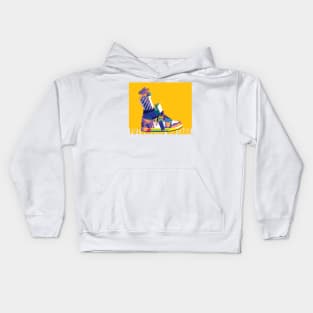 Dynamic Sneaker Popart Kids Hoodie